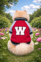 W Varsity Dog Cardigan