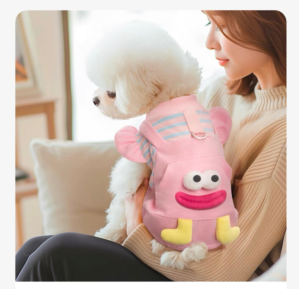 Cute Monster Plush Dog Jumpsuit
