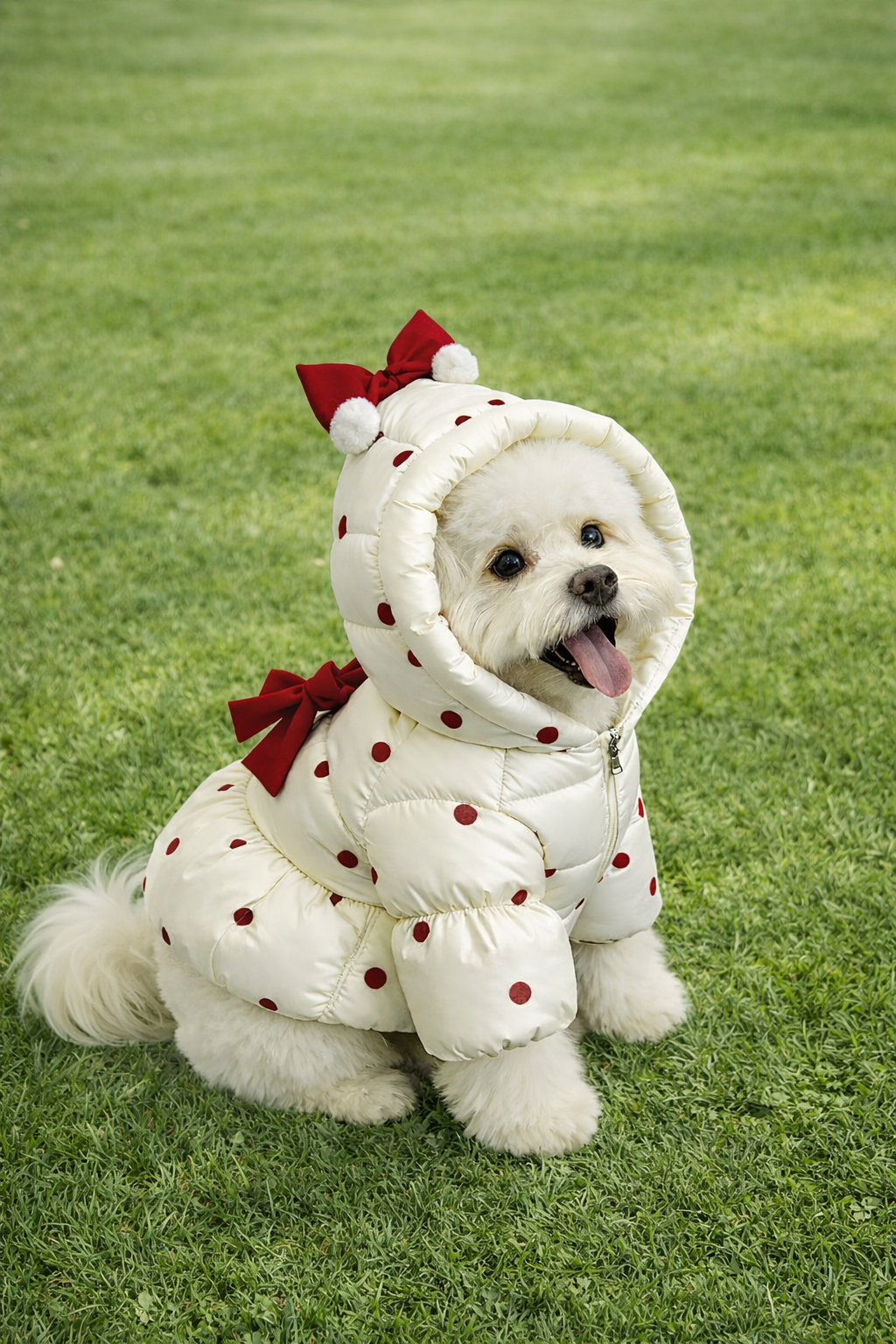 Red Bow Coat