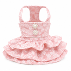 Pearl Blossom Ruffle Dress