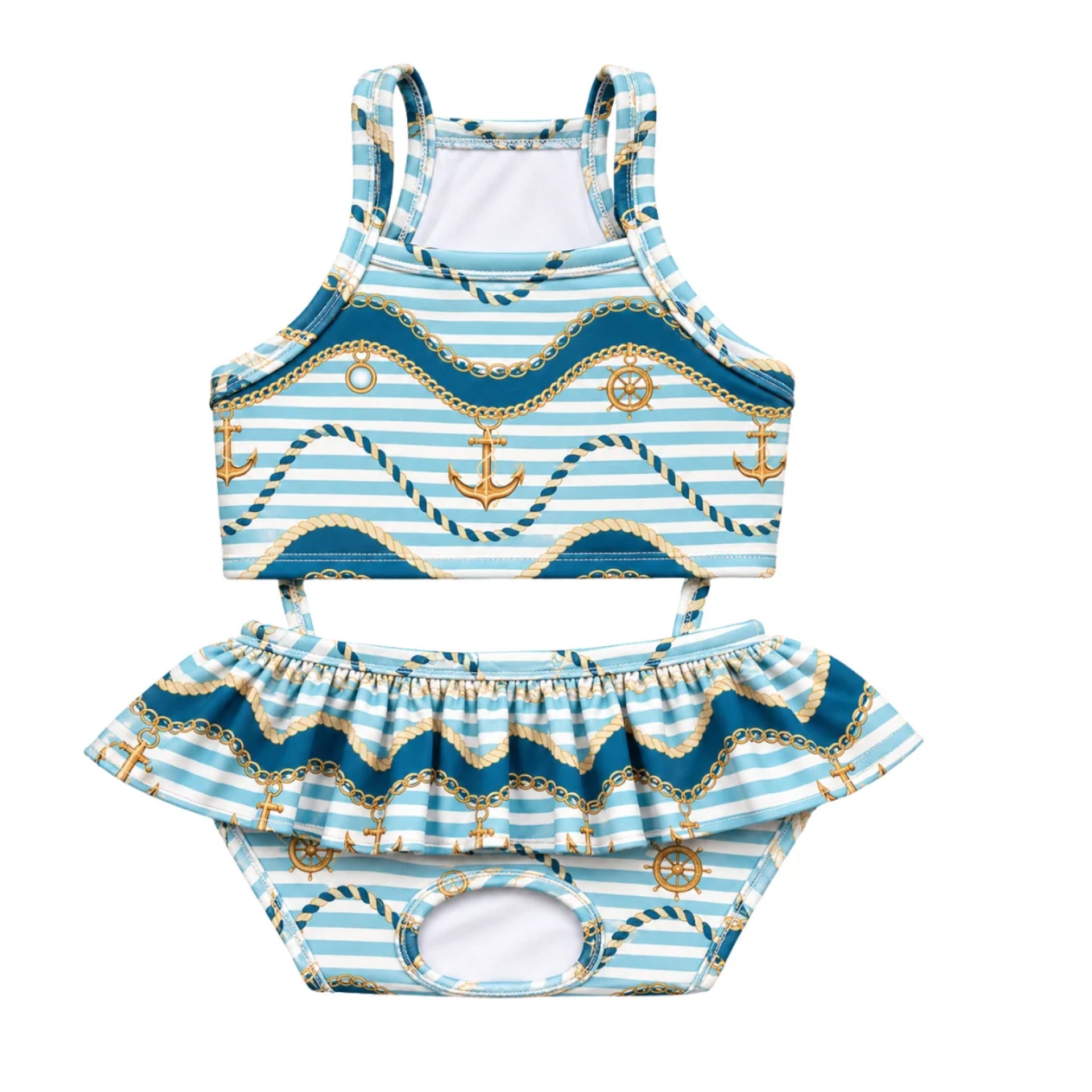 Ocean Breeze Ruffle Swimsuit