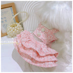 Pearl Blossom Ruffle Dress